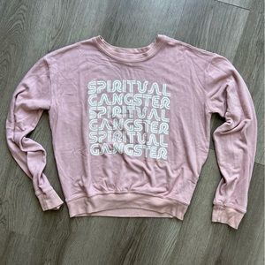 SPIRITUAL GANGSTER Retro label long sleeve - S
